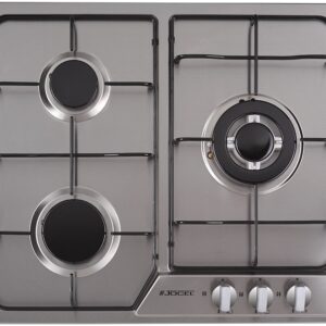 Placa 3 Bocas a Gás 580x500mm (Inox) - JOCEL
