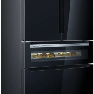 Frigorífico Americano KF96RSBEA Porta Francesa 572L No Frost (Preto) - SIEMENS