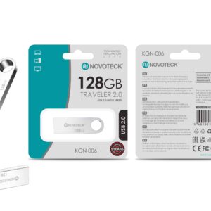 Pen Drive Novoteck 128GB USB 2.0 Traveler – KGN-006