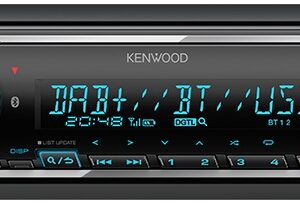 Auto Rádio KMM-BT508DAB 4x 50W (FLAC/MP3/WAV/WMA/USB/Bluetooth) - KENWOOD