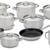 Conjunto de Cozinha Low Cost A em Aço Inoxidável (9 Peças) - SILAMPOS