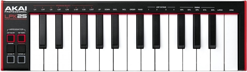 Mini teclado de controlo LPK 25 MKII USB/MIDI - AKAI