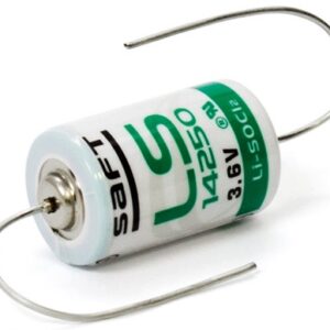 Pilha Litio Li-SOCl2 1/2AA 3,6V 1200mAh c/ Arames - SAFT