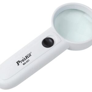 Lupa de Mão 3,5x c/ Iluminação (2 LEDs) - Proskit
