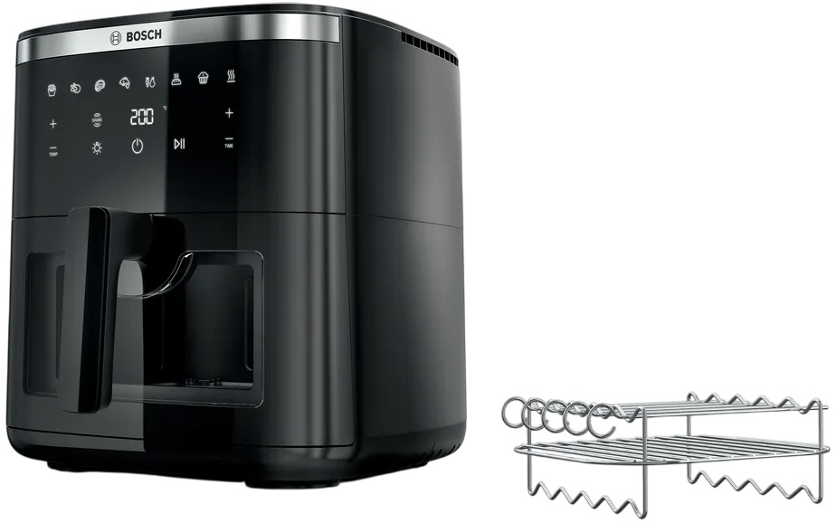 Fritadeira AirFryer Serie 6 MAF671B1 7,2L 1800W (Preto) - BOSCH