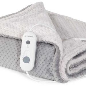 Cobertor Elétrico 120W 200x170cm (Cinzento/Branco) - ORBEGOZO