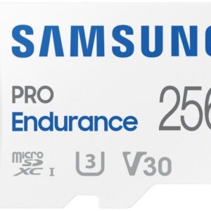Cartão de Memória PRO Endurance 256GB MicroSDXC UHS-I Classe 10 - SAMSUNG