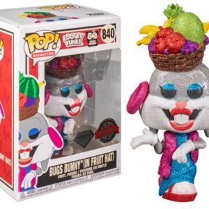 Figura Pop! Bugs Bunny c/ Chapéu de Frutas e Glitter Looney Tunes - FUNKO