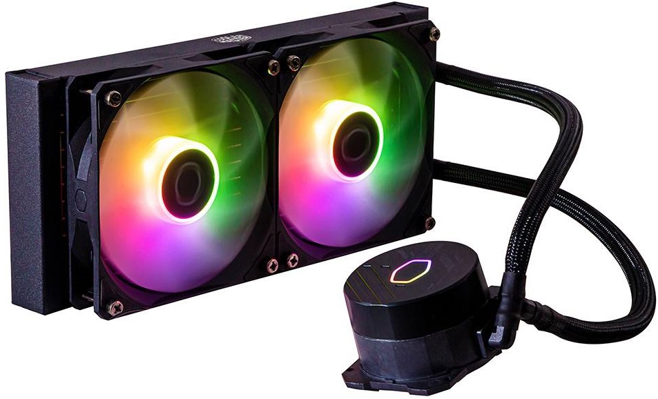 Water Cooler MasterLiquid 240L Core ARGB 240mm (Preto) - COOLER MASTER