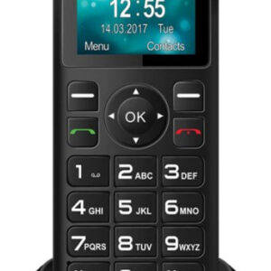 Telefone s/ Fios p/ Cartão SIM MM35D (Preto) - MAXCOM