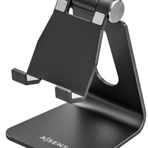 Suporte de Mesa M Ajustável p/ Smartphones/Tablet´s (Preto) - AISENS