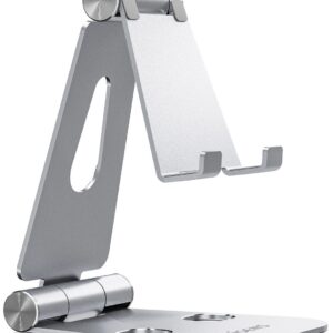 Suporte de Mesa XL Ajustável p/ Smartphone/Tablet´s (Prateado) - AISENS