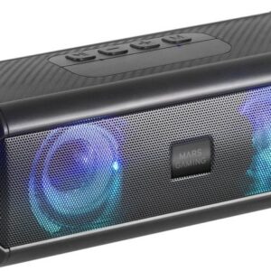Coluna Portátil Bluetooth MSB-XT RGB 20W (Preto) - MARS GAMING