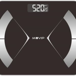 Balança de WC Digital Bluetooth (Preto) - MUVIP
