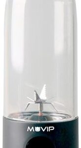 Liquidificadora Portátil 120W 600ml (Preto) - MUVIP