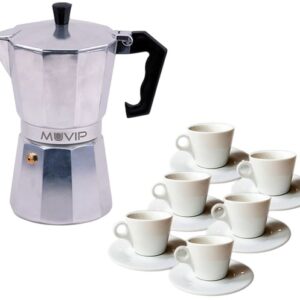 Cafeteira Italiana Alumínio (6 Chávenas) - MUVIP