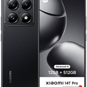 Smartphone Xiaomi 14T Pro 6.67 5G 12GB/512GB Dual SIM (Titanium Black)