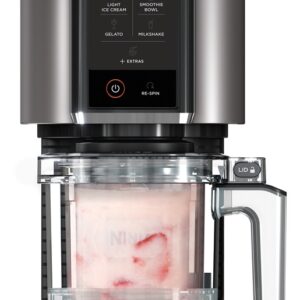 Máquina de Gelados NC300EU Creami 800W Preto/Prateado) - NINJA