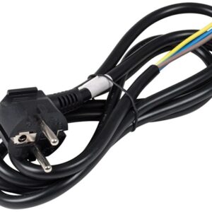 Cabo Alimentação 2 x 0,75 mm² + Terra (3 mts) - Preto