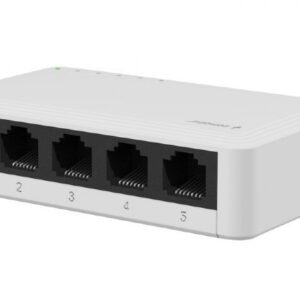 Switch de Rede NSW-G5-01 5portas Gigabit Lan Rj45 (Branco) - GEMBIRD