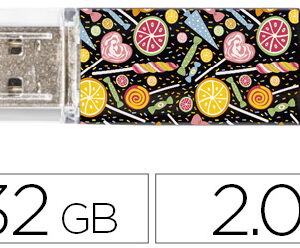 Pen Drive Flash Drive 32GB USB 2.0 Candy Pop - TECHONETECH