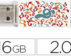 Pen Drive Flash Drive 16GB 2.0 Music Dream - TECHONETECH