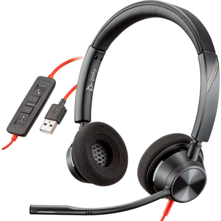 Auscultadores Headset Blackwire 3320 Diadema Binaural - PLANTRONICS
