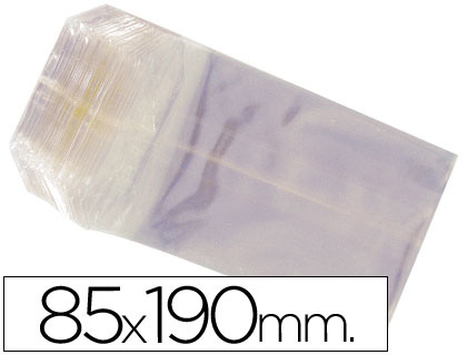Saco Celofane 85X190mm (100 Unidades)