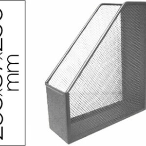 Porta Revistas Q-Connect Metalico, Cinzento