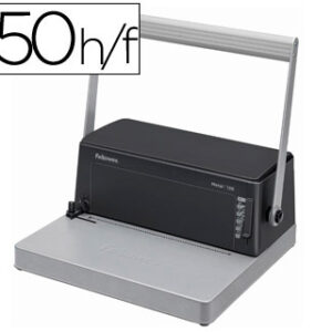 Encadernadora Fellowes Esp100 p/ Espiral Metalica Inclui Alicate de Corte
