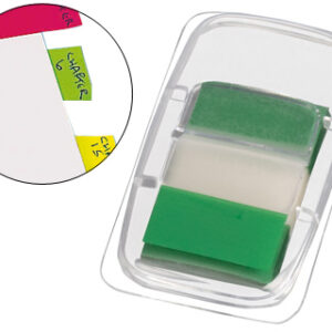 Bandas Separadoras Q-Connect Verdes Dispensador de 50 Unidades