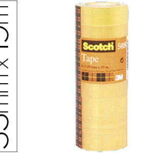 Fita Adesiva Scotch Acordeao Embalagem 8 508 19X33 mm