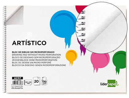 Bloco de Desenho Artistico Espiral 230X325mm 20F 130g/m2 Sem Caixa