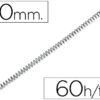 Espiral Q-Connect Metalico 64 5:1 10 mm 1mm (200 Unidades)