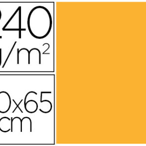 Cartolina 50X65 cm 240G/M2 Ouro Embalagem de 25 Folhas