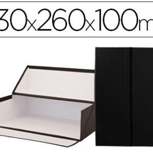 Caixas de Arquivo Frances Preto Medidas 330x260x100 mm