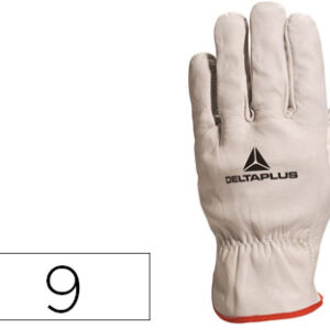 Luvas Deltaplus Pele De Vaca Cor Cinza Formato 9 - DELTAPLUS