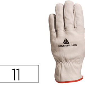 Luvas Deltaplus Pele De Vaca Cor Cinza Formato 11 - DELTAPLUS