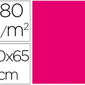 Cartolina 50X65 cm 180G/M2 Fucsia Embalagem de 25 Folhas