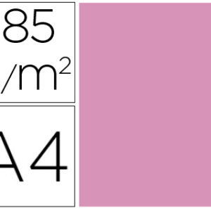 Cartolina Guarro A4 Rosa Chiclet 185 Gr (50 Folhas)