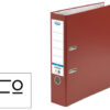 Pasta de Alavanca Elba Cartão Forrado PVC c/ Rado Top Folio Lombada 80mm Vermelho