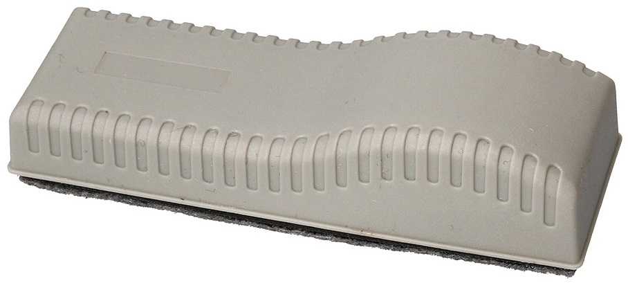 Apagador Magnético Q-Connect p/ Quadros Brancos c/ Recarga de Feltro 130x60mm