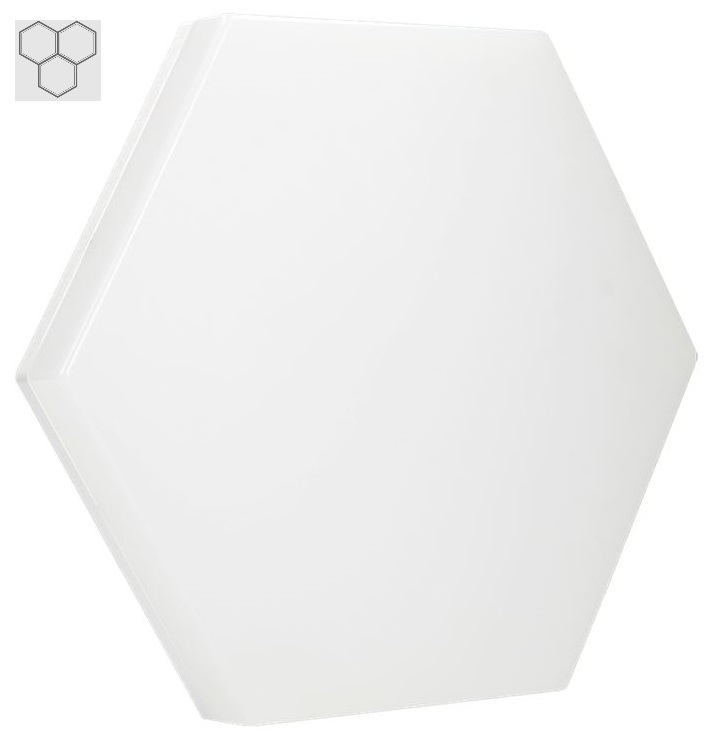 Candeeiro Plafon Hexágonal em LED EXTRA-SLIM 24W 4000K 2000Lm - ORNO