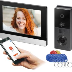 Video Porteiro 8 c/ Leitor RFID (Preto) - ORNO