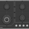 Placa a Gás ORQ-46-VG 3 Bocas + 1 Triplo (Preto) - ORIMA