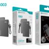 Power Bank Ultrafino NOVOTECK PB-017 5000mAh – Carregamento Rápido 20W e Sem Fios 15W, Compatível com MagSafe, Design Magnético Compacto