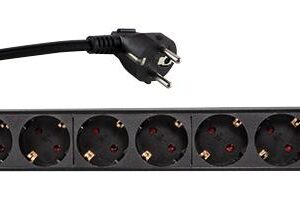 Extensão PDU 9 Tomadas p/ Rack 19 c/ Interruptor (2 mts) - LOGILINK