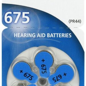 Pack 6x Pilhas p/ Aparelhos Auditivos - PR675/PR44/AZA675 - PANASONIC