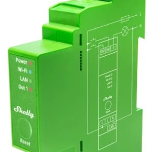 Módulo Controlador Dimmer Inteligente p/ Calha DIN 1 Canal 200W - Shelly Pro Dimmer 1PM