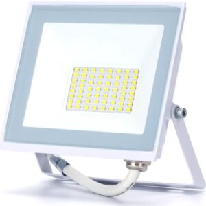 Projector LED Slim IP65 220VAC Branco 4000K 30W 2700Lm (Branco)
